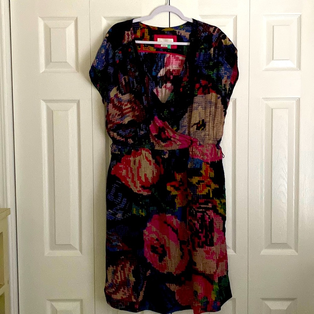 Anthropologie floral summer dress, 1x